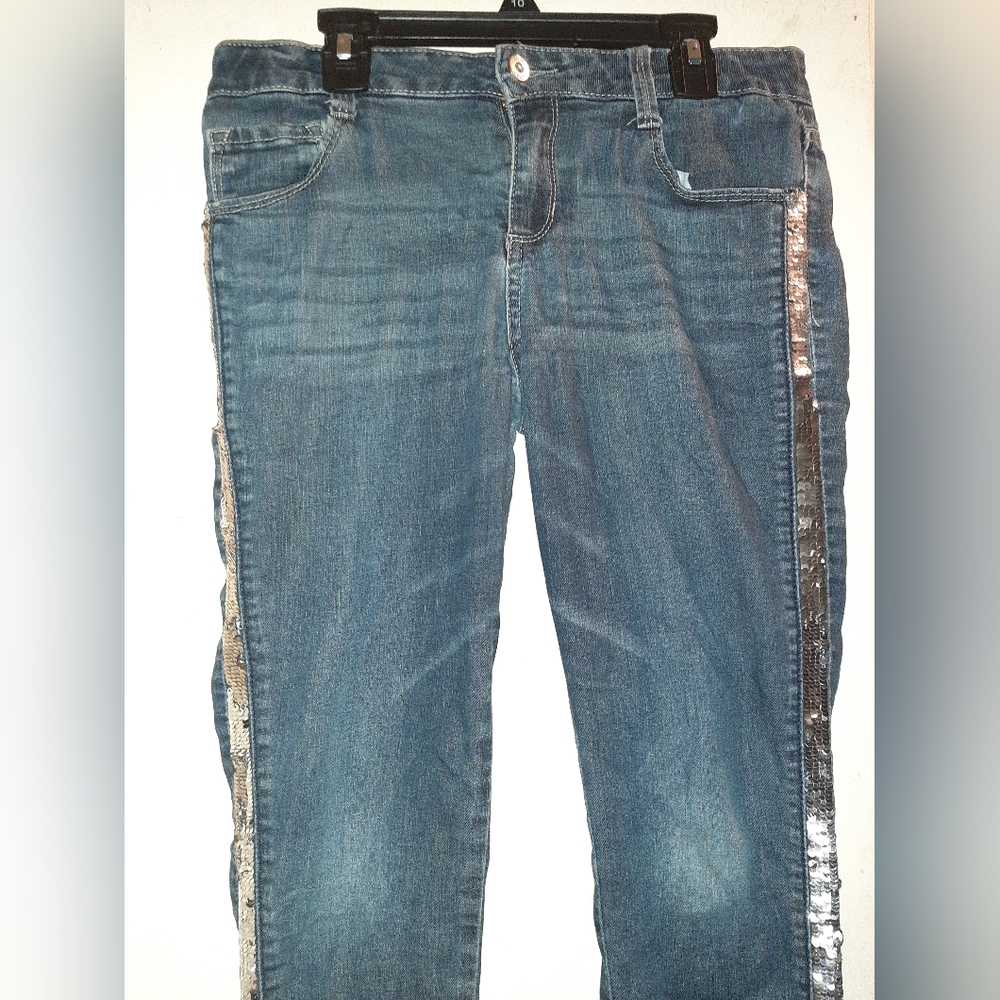 Girls blue jeans